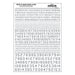 Woodland Scenics MG750 Model Graphics, Gothic 45-Degree USA Numbers, Silver