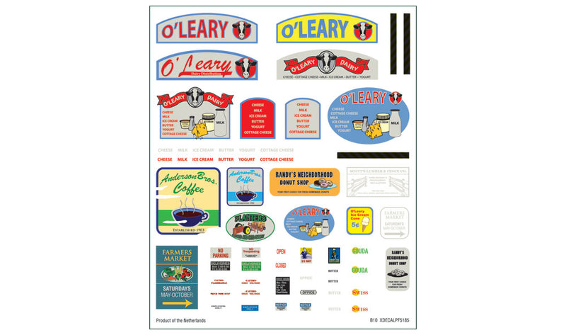 Woodland Scenics PF5185 HO Scale Building Structure Kit, O'Leary Dairy Distribution