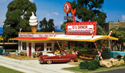 Woodland Scenics PF5208 N Scale Building Structure Kit, D's Diner