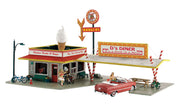 Woodland Scenics PF5208 N Scale Building Structure Kit, D's Diner