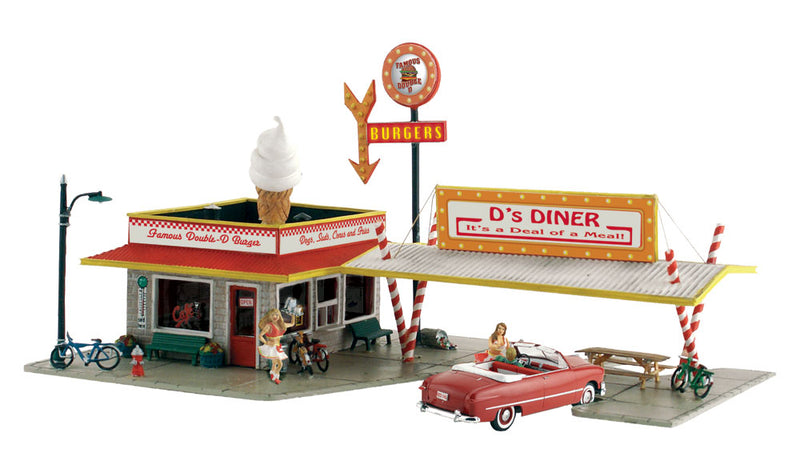 Woodland Scenics PF5208 N Scale Building Structure Kit, D's Diner