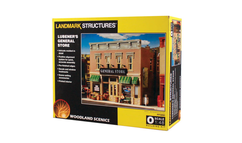 Woodland Scenics PF5890 O Scale Building Structure Kit, Lubener's General Store