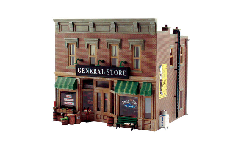 Woodland Scenics PF5890 O Scale Building Structure Kit, Lubener's General Store
