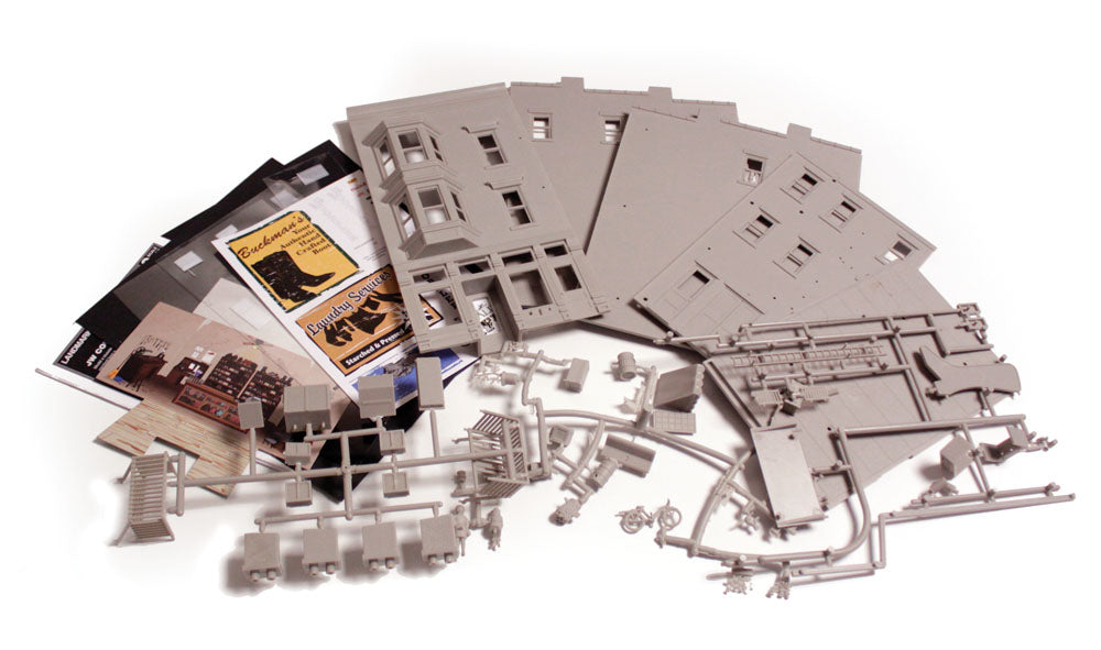 Woodland Scenics PF5892 O Scale Building Structure Kit, J.W. Cobbler Shoe Store