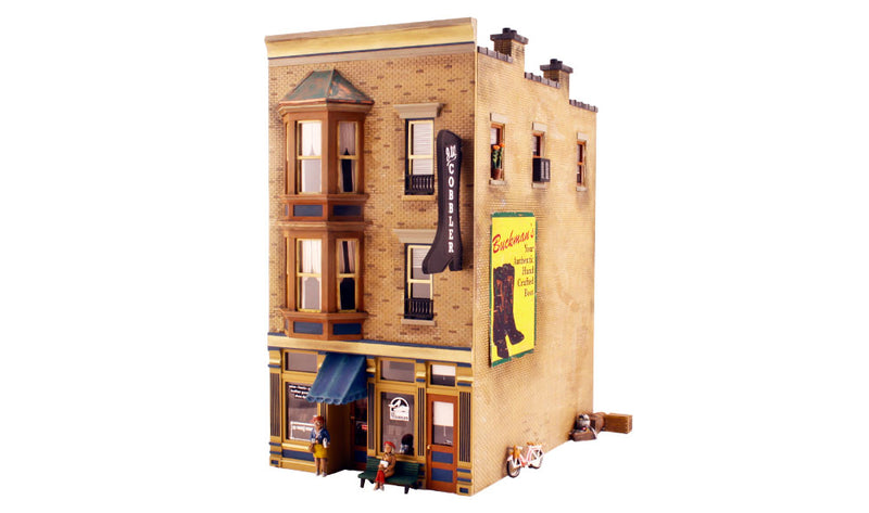 Woodland Scenics PF5892 O Scale Building Structure Kit, J.W. Cobbler Shoe Store