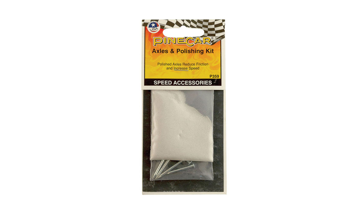 Woodland Scenics Pine Car P359 Axles & Polishing Kit