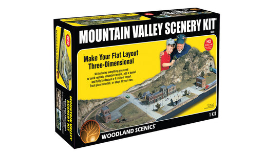 Woodland Scenics S928 Mountain Valley Scenery Kit