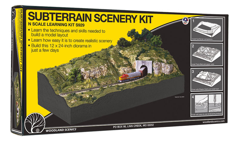 Woodland Scenics S929 N Scale Subterrain Scenery Kit