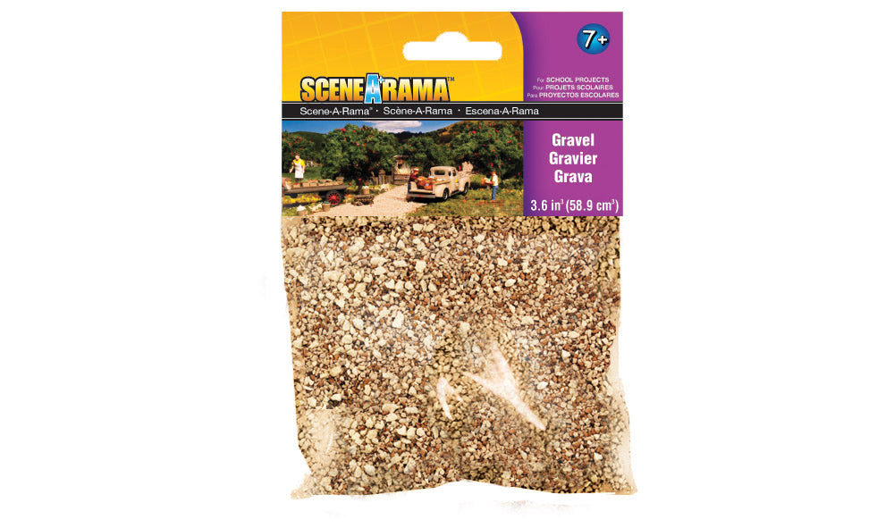 Woodland Scenics SP4190 Scene-A-Rama Scenery Bags, Gravel 2oz