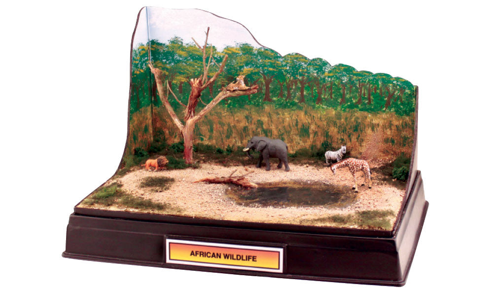 Woodland Scenics SP4346 Scene-A-Rama Scene Setters African Wildlife