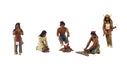 Woodland Scenics SP4443 Scene-A-Rama Scene Setters Native Americans