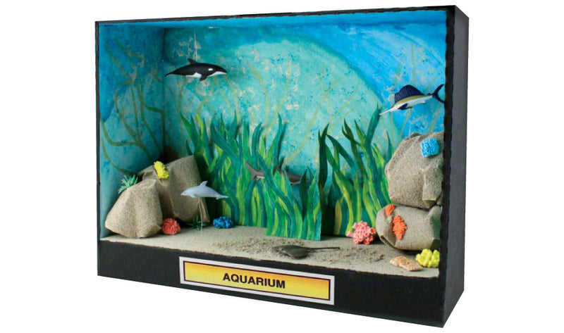 Woodland Scenics SP4447 Scene-A-Rama Scene Setters Marine Life