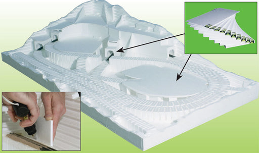 Woodland Scenics ST1425 Sub Terrain, Foam Sheet, 2"