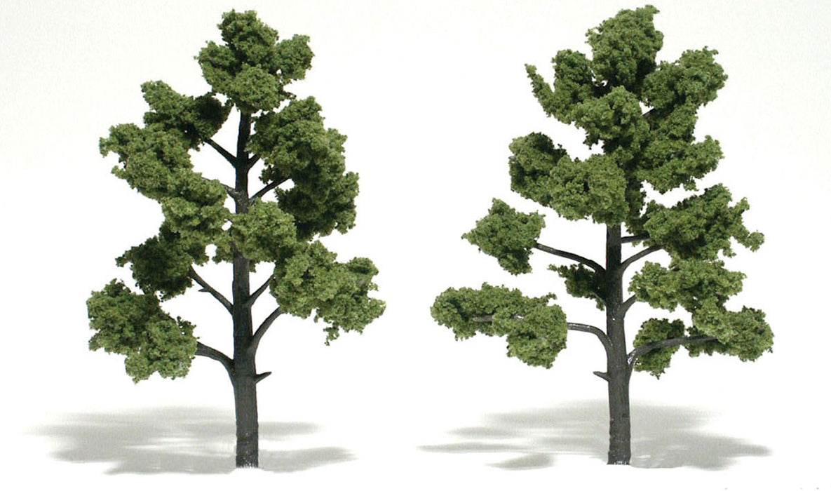 Woodland Scenics TR1512 Ready-Made Tree, Light Green 5-6" (2-Pack)