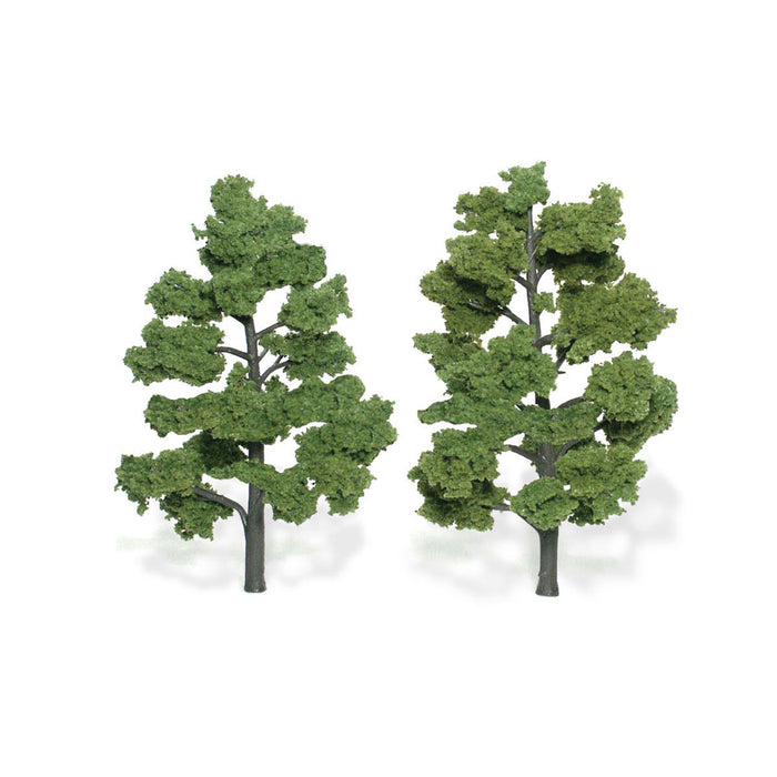 Woodland Scenics TR1515 Ready-Made Tree, Light Green 6-7" (2-Pack)