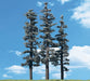 Woodland Scenics TR3561 Classics Tree, Standing Timber 4-6" (4-Pack)