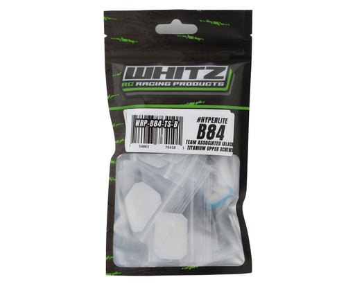 Whitz Racing Products AE84-TS-B Team Associated B84 HyperLite Titanium Upper Screws Kit