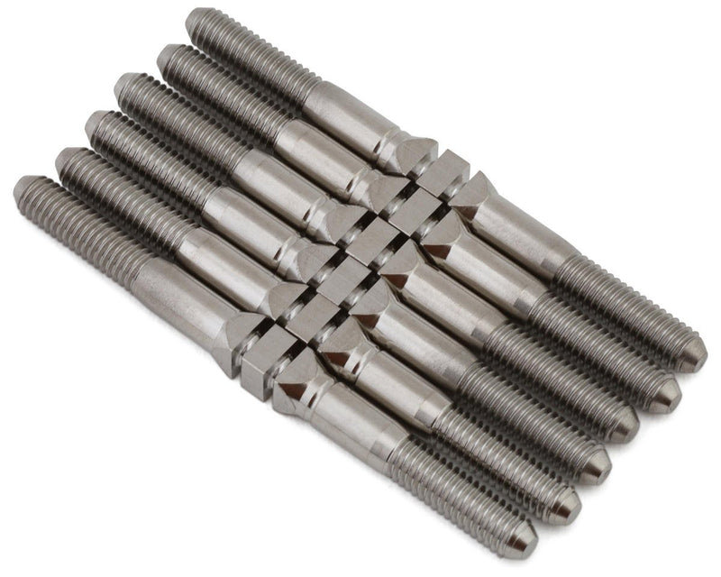 Whitz Racing Products AEB7-HM Silver HyperMax RC10B7/B7D 3.5mm Titanium Turnbuckles