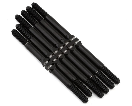 Whitz Racing Products AET64-HM2 Black HyperMax RC10T6.4 3.5mm Titanium Turnbuckles (6 Pack)
