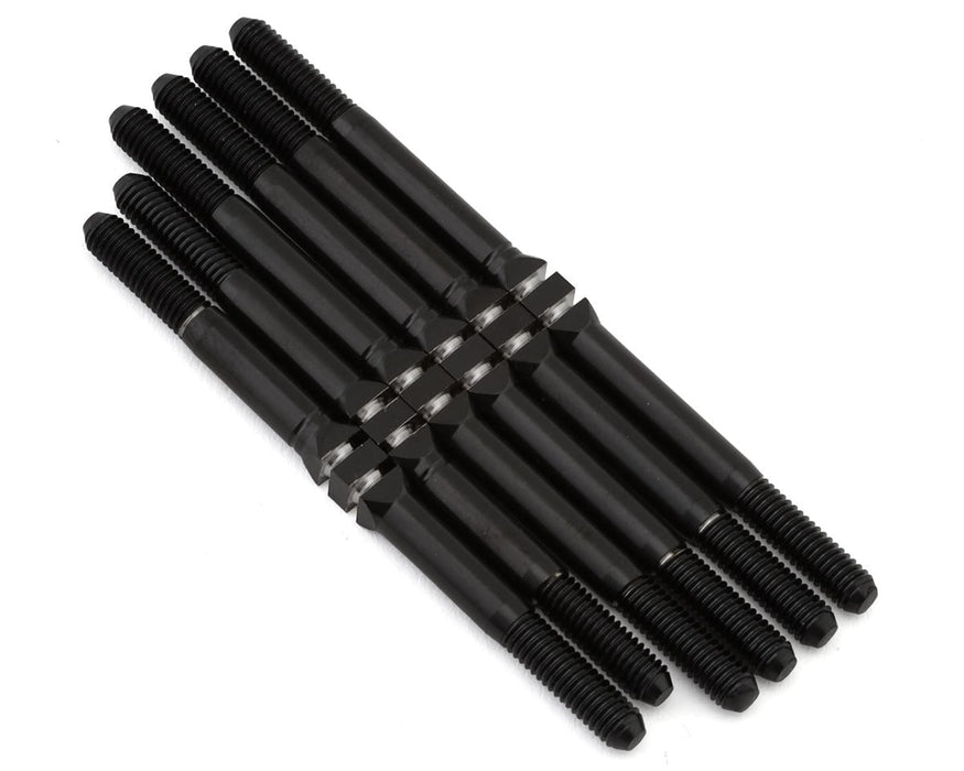 Whitz Racing Products AET64-HM2 Black HyperMax RC10T6.4 3.5mm Titanium Turnbuckles (6 Pack)