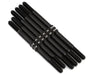 Whitz Racing Products AET64-HM2 Black HyperMax RC10T6.4 3.5mm Titanium Turnbuckles (6 Pack)