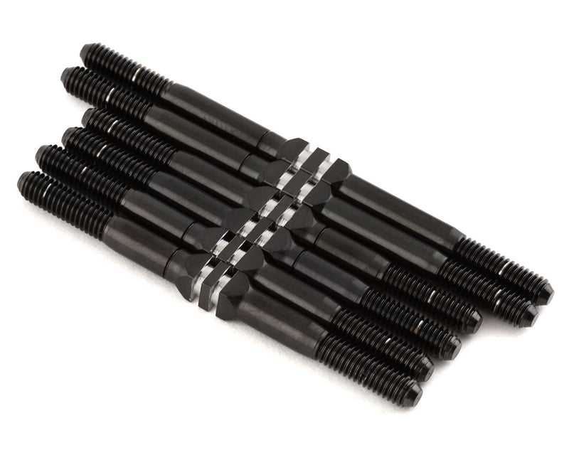 Whitz Racing Products CWLM4-HM2 Black HyperMax Rocket 4 3.5mm Titanium Turnbuckle Kit