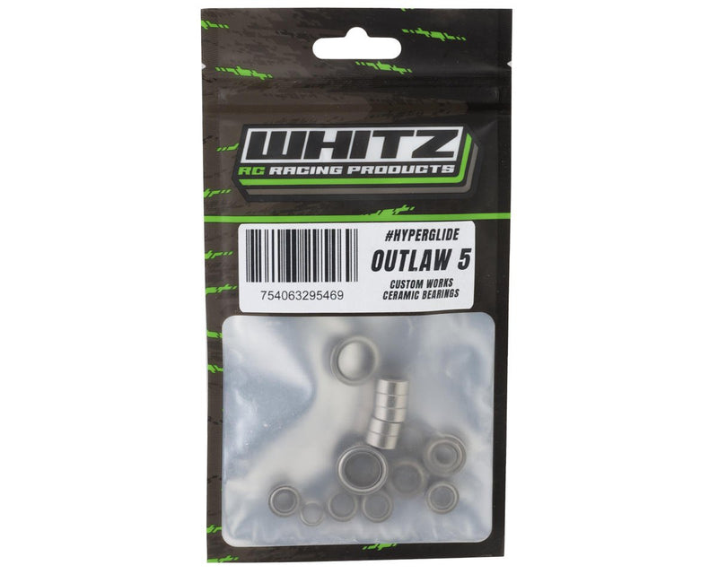 Whitz Racing Products CWO5-HGFK Custom Works Outlaw 5 HyperGlide Full Ceramic Ball Bearing