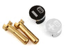 Whitz Racing Products GRB-SIL-4 Silver Battery Grabs with 4mm Bullets (1 Set)