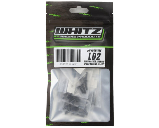 Whitz Racing Products SCHLD2-TS-B HyperLite Schumacher Cougar LD2 Titanium Upper Screw Kit