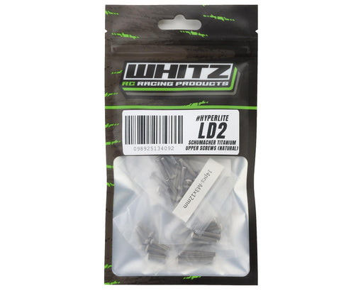 Whitz Racing Products SCHLD2-TS-N HyperLite Schumacher Cougar LD2 Titanium Upper Screw Kit