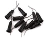 Whitz Racing Products SGT-BLK Standard Curved Glue Tips (10 Pack)
