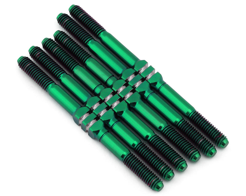 Whitz Racing Products TLR22X-HM3 Green TLR 22X HyperMax 3.5mm Titanium Turnbuckle Kit