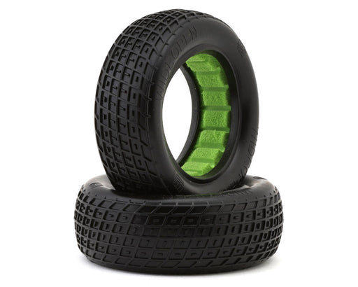 Whitz Racing Products WD-F-S Wideopen 2.2" 2WD Front Buggy Soft Dirt Oval Tires (2 Pack)