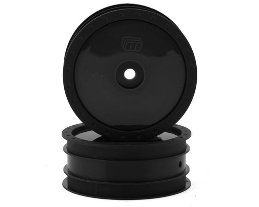 Whitz Racing Products WL-FRT-BLK Black 1/10 Whiplash Front 2.2" Sprint Car Wheels (2 Pack)