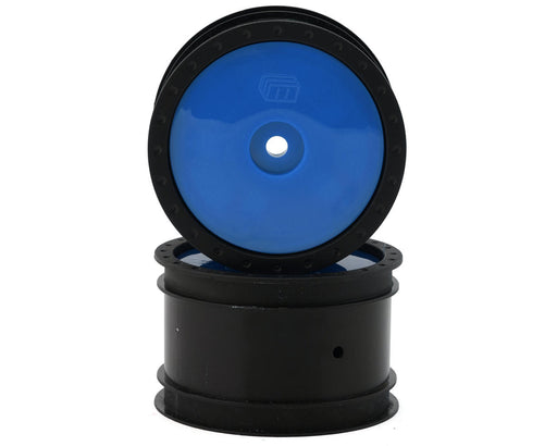 Whitz Racing Products WL-REAR-BLU Blue 1/10 Whiplash Rear 2.2" Sprint Car Wheels (2 Pack)