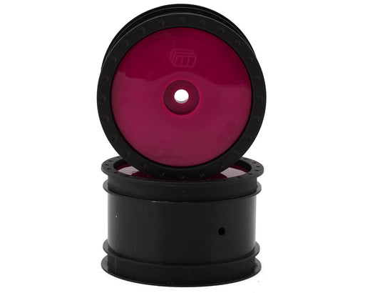 Whitz Racing Products WL-REAR-HPK Hot Pink 1/10 Whiplash Rear 2.2" Sprint Car Wheels (2 Pack)