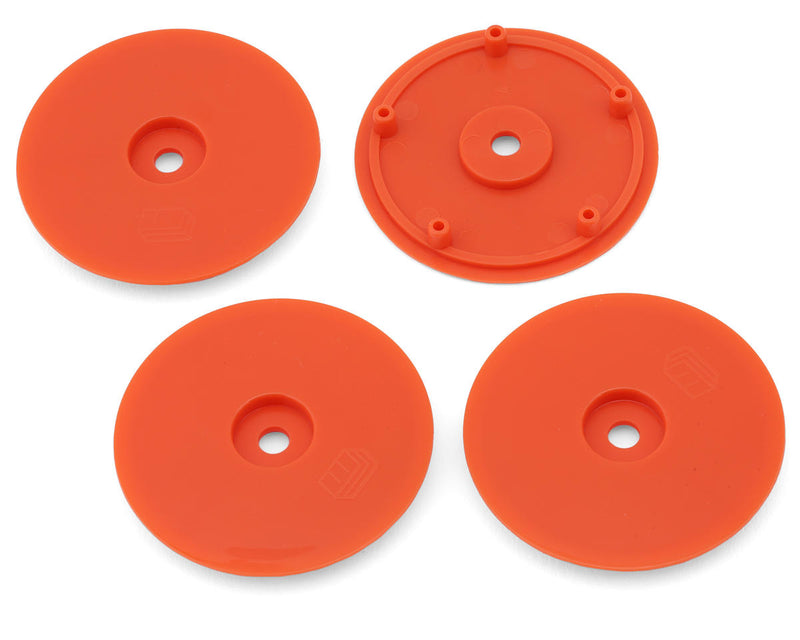 Whitz Racing Products WL-WC-ORG Orange 1/10 Whiplash Wheel Covers (4 Pack)