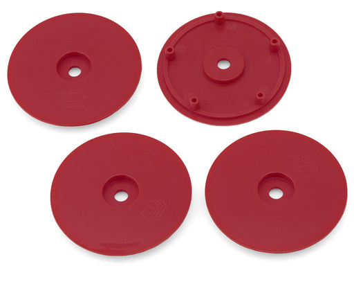 Whitz Racing Products WL-WC-RED Red 1/10 Whiplash Wheel Covers (4 Pack)