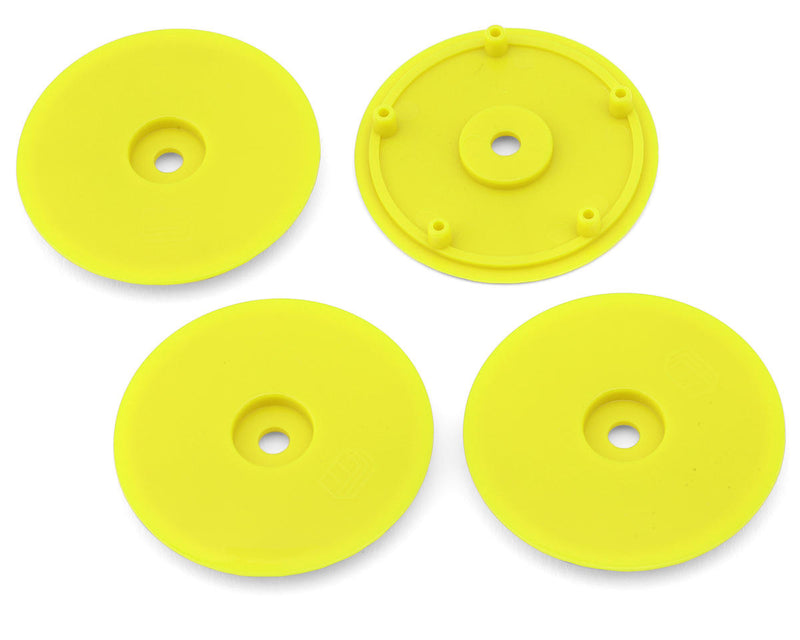 Whitz Racing Products WL-WC-YLW Yellow 1/10 Whiplash Wheel Covers (4 Pack)