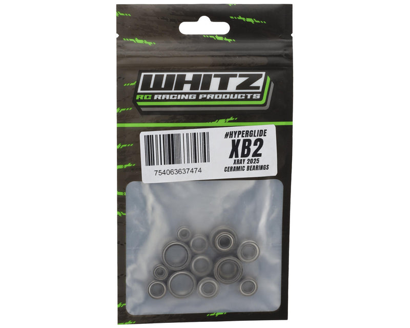 Whitz Racing Products XB2-25-HG Xray XB2 2025 HyperGlide Ceramic Ball Bearings Kit
