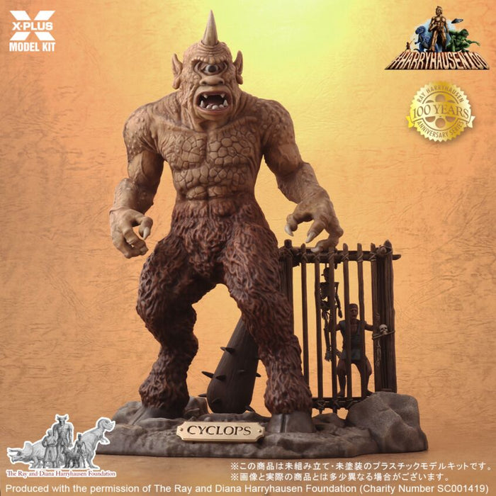 X-Plus Models 010 1/35 Cyclops 7th Voyage of Sinbad Figure Kit