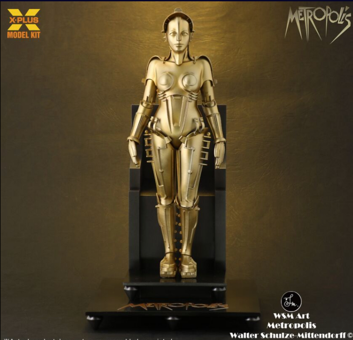 X-Plus Models 02 1/8 Metropolis Maria GOLD Edition Figure Kit