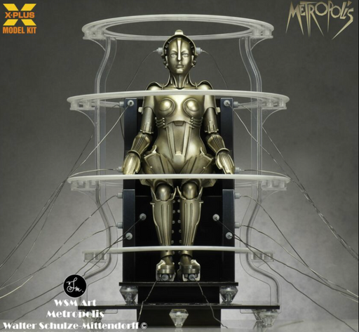 X-Plus Models 22576 1/8 Maria from Metropolis Seated Version Figure Kit