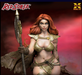X-Plus Models 411-4-2 1/8 Red Sonja Figure Kit