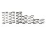 Yeah Racing DDL-090OR Orange 90mm Desert Lizard Two Stage Internal Spring Shocks