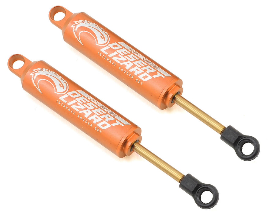 Yeah Racing DDL-090OR Orange 90mm Desert Lizard Two Stage Internal Spring Shocks