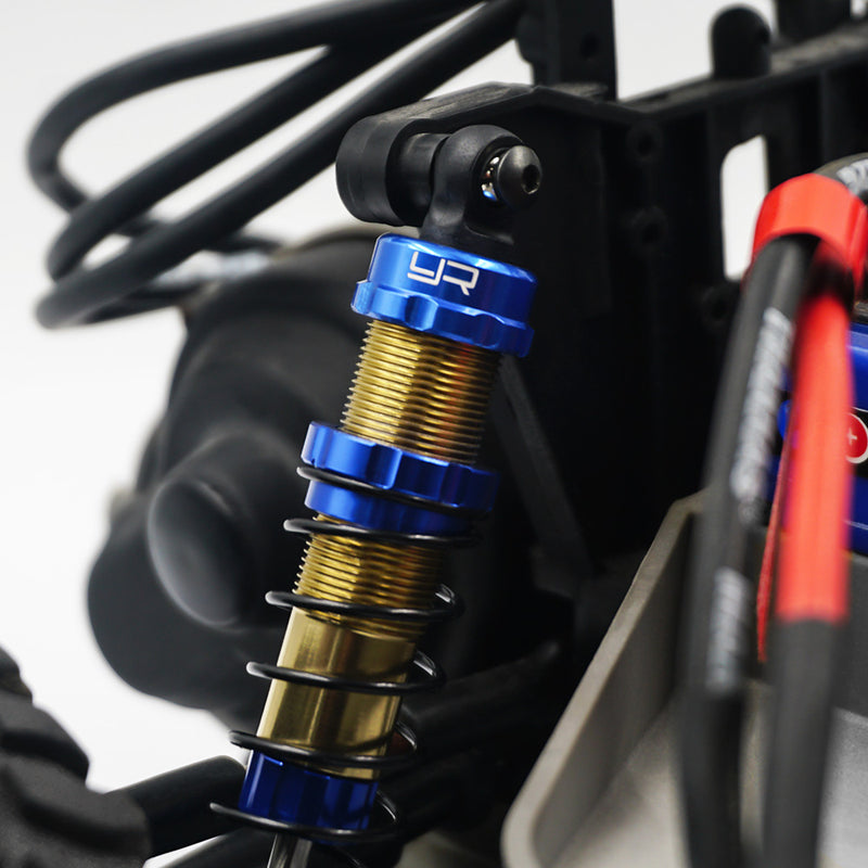 Yeah Racing TRSL-016BU Blue 90mm Aluminum TR-XB Big Bore Shocks 1 Pair