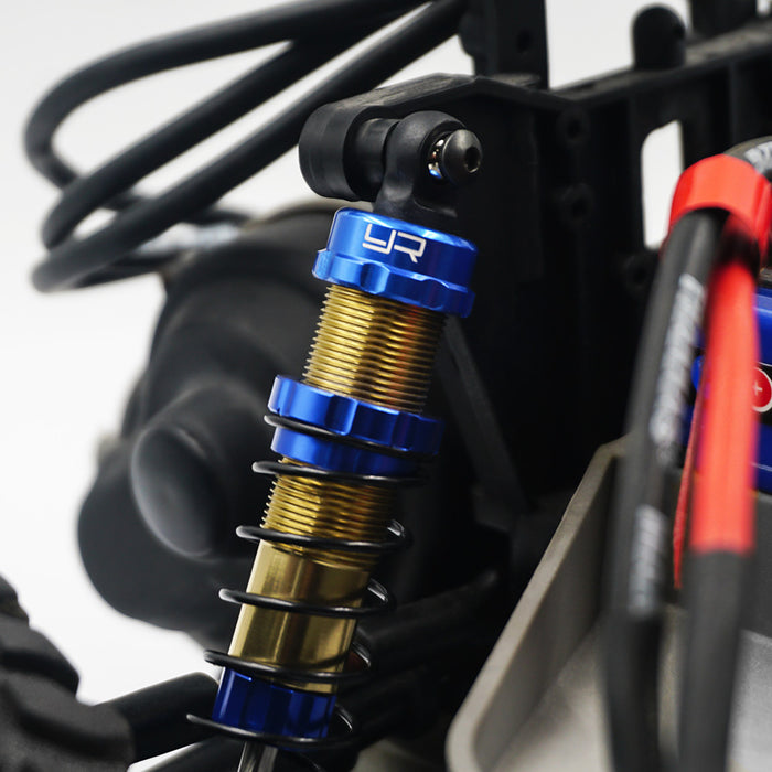 Yeah Racing TRSL-016BU Blue 90mm Aluminum TR-XB Big Bore Shocks 1 Pair