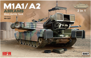 Ryefield Models 5007 1/35 M1A1/A2 Abrams Tank with Full Interior (2 in 1) Model Kit