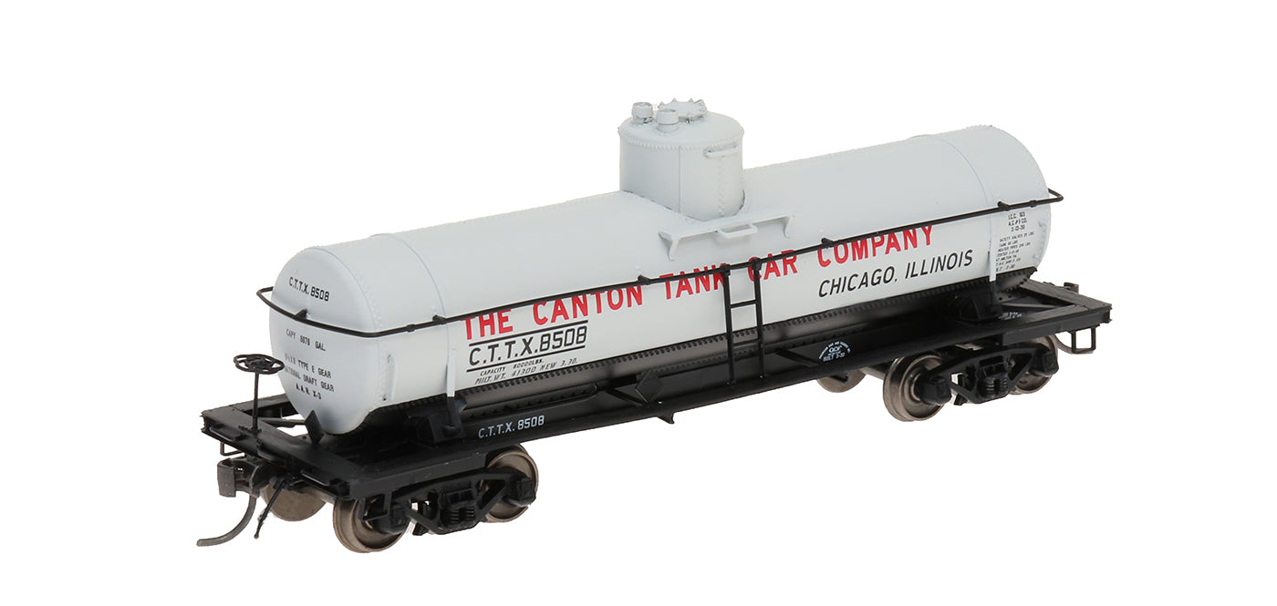 YesterYear Models Y4604C HO Scale 8,000 Gallon Tank Car Canton Tank CTTX # Varies